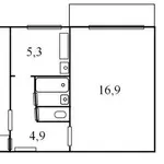 Продам 2-комн. квартиру на 3 этаже с ремонтом