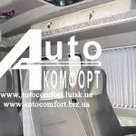 Шторы автомобильные в Mercedes-Benz Sprinter...серые с салазками