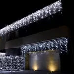 Гирлянда бахрома уличная 100 led 5м белая