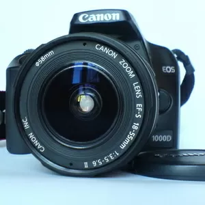 Canon EOS 1000D 18-55 kit + сумка + карта пам'яті