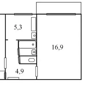 Продам 2-комн. квартиру на 3 этаже с ремонтом