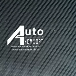 Автовинил «черный карбон»