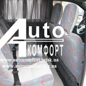 Шторки в Volkswagen Caddy, ... серые с салазками.