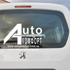 Заднее стекло (ляда) с электрообогревом на Peugeot Partner,  