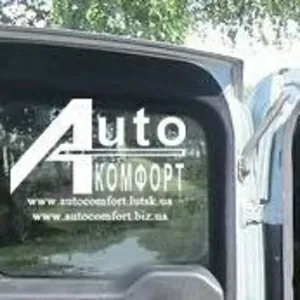 Заднее стекло (распашонка левая) с электрообогревом Fiat Doblo 2010- 
