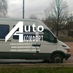 Передний салон,  правое окно на Iveco Daily (Ивеко Дейли)