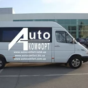 Средний салон,  правое окно на Mercedes-Benz Sprinter (1995-2006), Volk