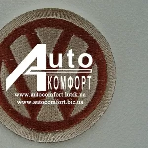 Вышивка логотипа автомобиля Volkswagen (ФольксВаген)