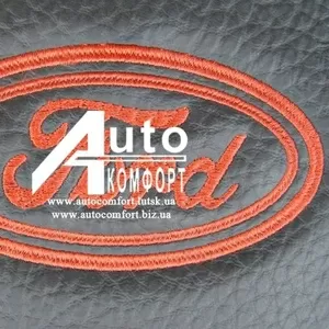 Вышивка логотипа автомобиля Ford (Форд)