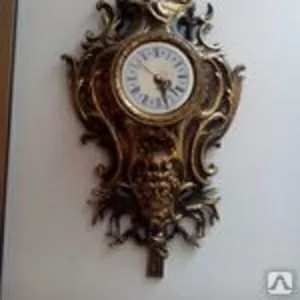 Часы настенные бронза