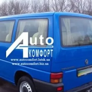 Задний салон,  левое стекло на Volkswagen Transporter Т-4 кор.база