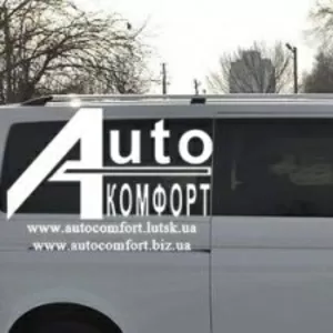 Задний салон, правое стекло на Volkswagen Transporter Т-5(длинная база)