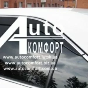 Дефлекторы боковых стекол (ветровики) на автомобиль
