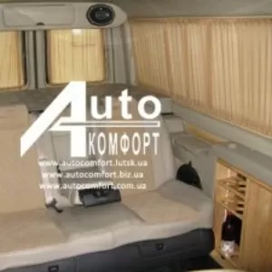 Шторы автомобильные Volkswagen LT(средняя база) бежевые