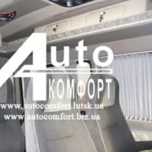 Шторы автомобильные Volkswagen Crafter (2006-) серые