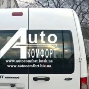 Заднее стекло (распашонка Лев.)без эл.обогрева Ford Transit Connect