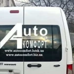 Заднее стекло(распашонка ПР.)с эл.обогревом на Ford Transit Connect