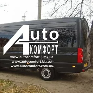 Установка (врезка) автостекол на Mercedes-Benz Sprinter (06-),  Volkswa