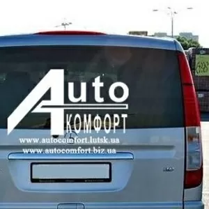 Заднее стекло (ляда) на Mercedes-Benz Vito 04- без э. о. (Мерседес Вит