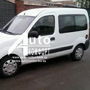 Сплошное окно,  левое на автомобиль Renault Kangoo 96-08 (Рено Кангу)