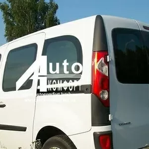 Задний салон,  левое окно на автомобиль Renault Kangoo 08- (Рено Кангу)