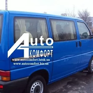 Задний салон,  правое стекло на Volkswagen Transporter Т-4 (Фольксваген