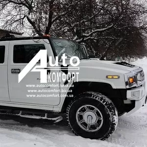 Лобовое стекло на Hummer H2 (Внедорожник) (2003-2009) с установкой