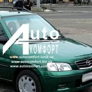 Лобовое стекло на Mazda Demio (Минивэн) (1998-2003) с установкой