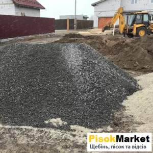 Щебінь Луцьк замовити недорого в PisokMarket