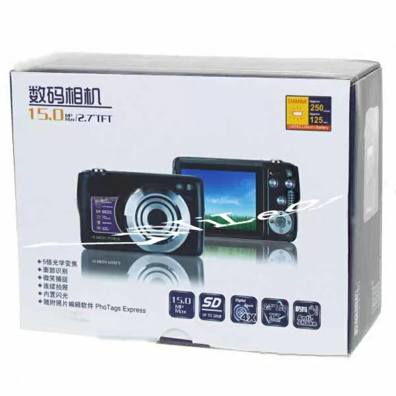 Цифровая фотокамера 8.1MP CMOS 4