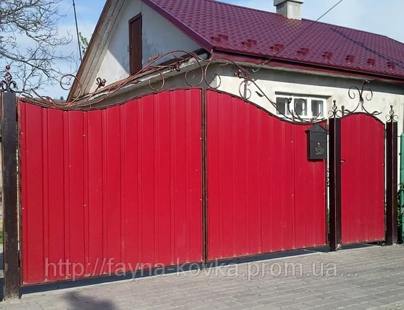 Найдешевші ворота закрытые профнастилом 2800 грн.