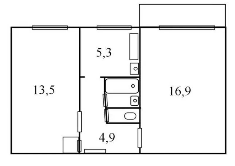 2-комн. квартиру с ремонтом в Луцке 3