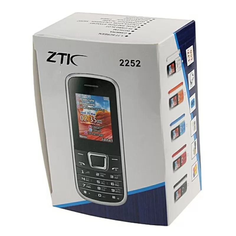 ZTK 2252 dual sim card,  bluetooth,  fm 7