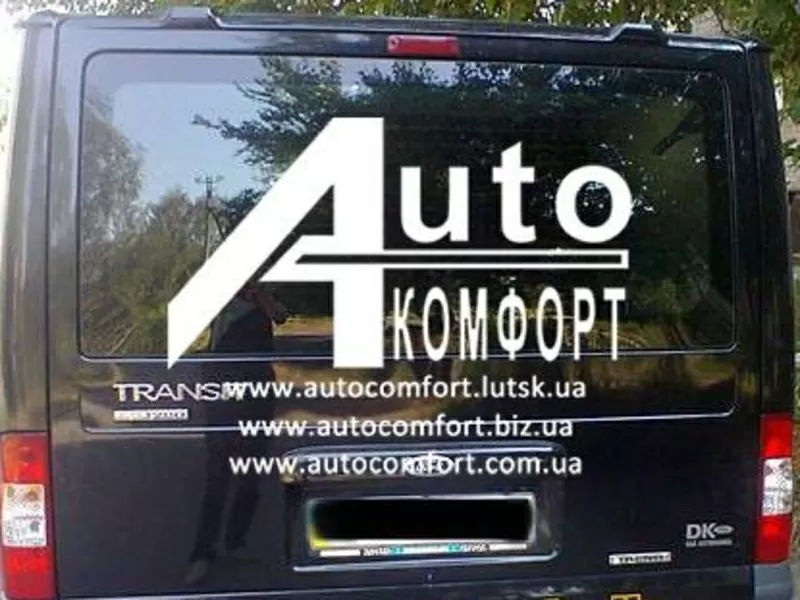 Заднее стекло (ляда) с электрообогревом на Ford Transit 2000-