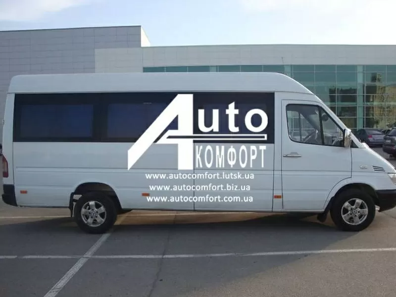 Средний салон,  правое окно на Mercedes-Benz Sprinter (1995-2006), Volk