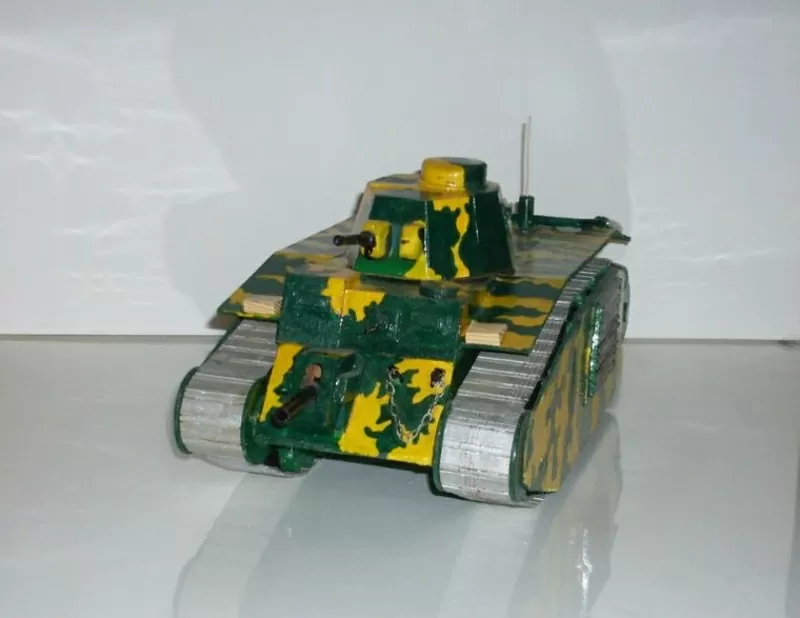 Модель танка ручної роботи В1bis,  Франція 1935