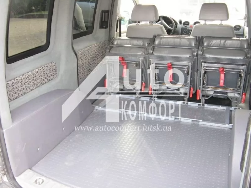 Перетяжка (переоборудование) салона Volkswagen Caddy (Фольксваген Кадд 3
