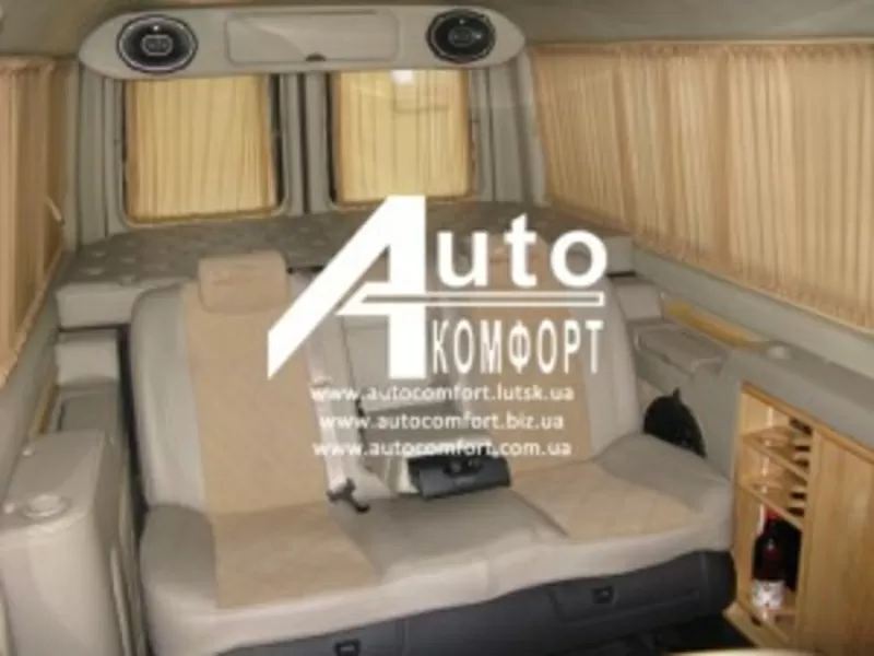 Шторы автомобильные Volkswagen LT(средняя база) бежевые