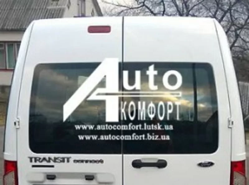 Заднее стекло (распашонка Пр.)без эл.обогрева на Ford Transit Connect