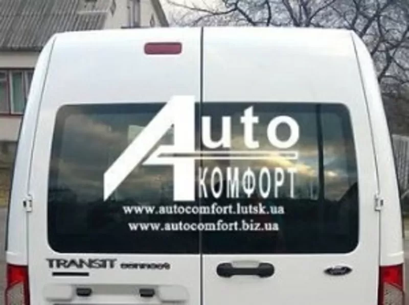 Заднее стекло(распашонка ПР.)с эл.обогревом на Ford Transit Connect
