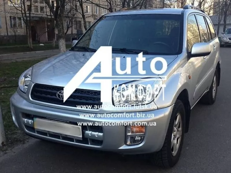 Лобовое стекло на Toyota Rav-4 (Внедорожник) (2000-2005) с установкой