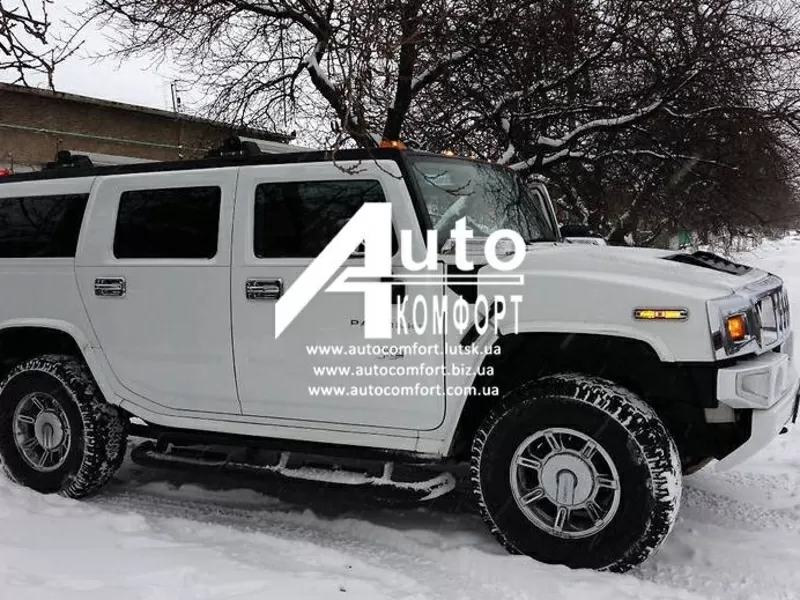 Лобовое стекло на Hummer H2 (Внедорожник) (2003-2009) с установкой