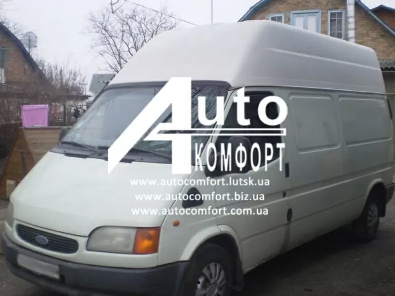 Лобовое стекло на Ford Transit (1986-1999) с установкой