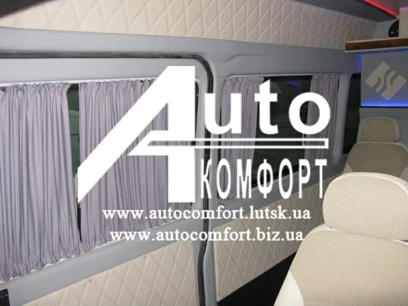 шторы автомобильные в Mercedes-Benz Sprinter Volkswagen Crafter (2006 2