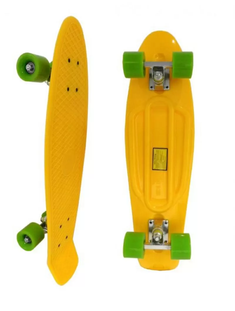 Скейт Longboard Penny желтый 28 