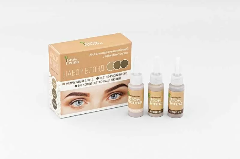 Хна для бровей Brow Henna с эффектом татуажа. 2