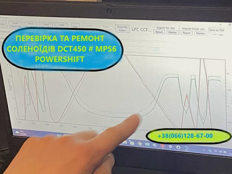 Діагностика гідроблоків та СОЛЕНОЇДІВ АКПП DCT450  DSG CVT AISIN JATCO