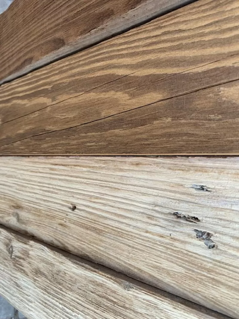 Дошка браширована з термососни (штучне старіння) 3