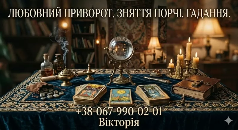 Допомога екстрасенса Івано-Франківськ. Ворожіння, любовна магія, зняття порчі та пристріту.
